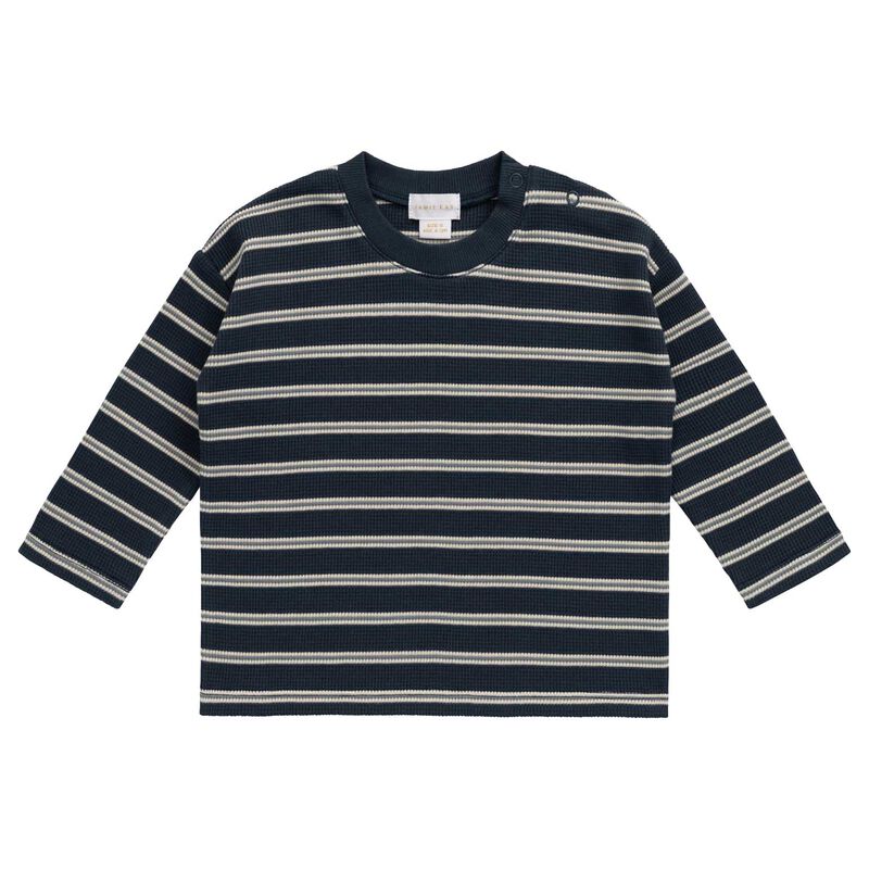Jamie Kay Organic Cotton Waffle Leith Long Sleeve Top 6M-2Y image number 0